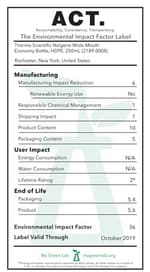 Nalgene™ Wide-Mouth HDPE Economy Bottles with Closure